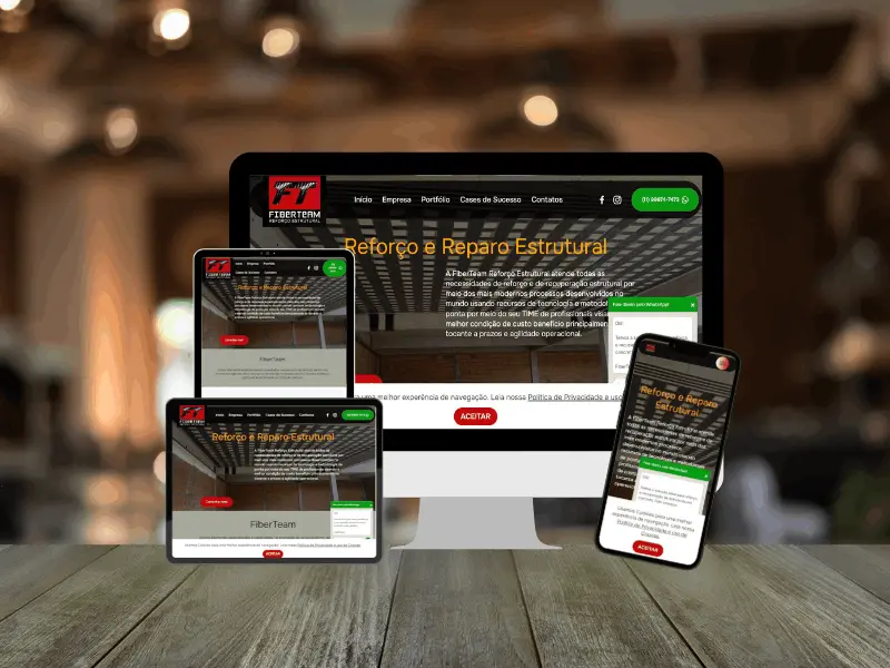 Case FiberTeam Reforço Estrutural